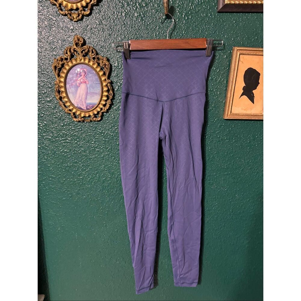 SHEFIT BLUE PRINTED HIGH RISE LEGGINGS SIZE SMALL